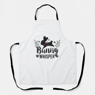 Tablier Bunny Whisperer Funny Lapin Graphisme lapin