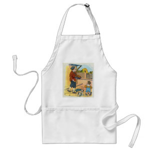 Tablier Buns Hot-cross, Mère Goose Nursery Rhyme Photo