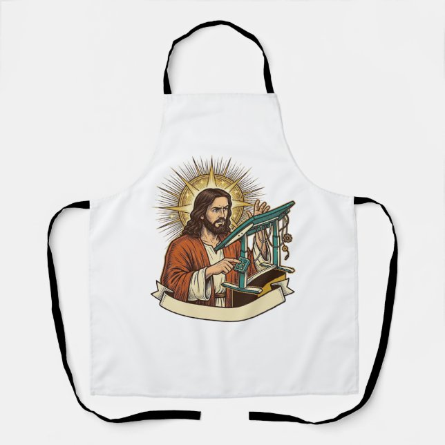 Tablier Bureau Debout Jésus Cassé Bloqué À Mi-Chemin Burea (Recto)