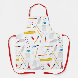 Tablier Bureau scolaire et artisanat Fournitures Motif