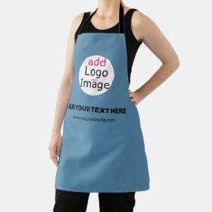 Tablier Business Chic Promo personnalisable Dusty Blue