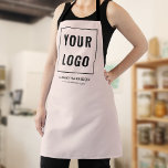 Tablier Business Logo Branding Blush Pink<br><div class="desc">Discover the epitome of personalized professionalism with our custom aprons, tailored exclusively to encapsulate the essence of your brand! Our superior-quality aprons are not just a protective overlay; they’re a statement of your brand’s unique identity. With your personalized business logo elegantly embroidered or printed on, these aprons serve as a...</div>