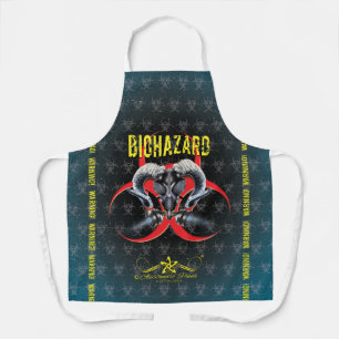TABLIER BW ! AVERTISSEMENT BIOHAZARD ! CRÂNE