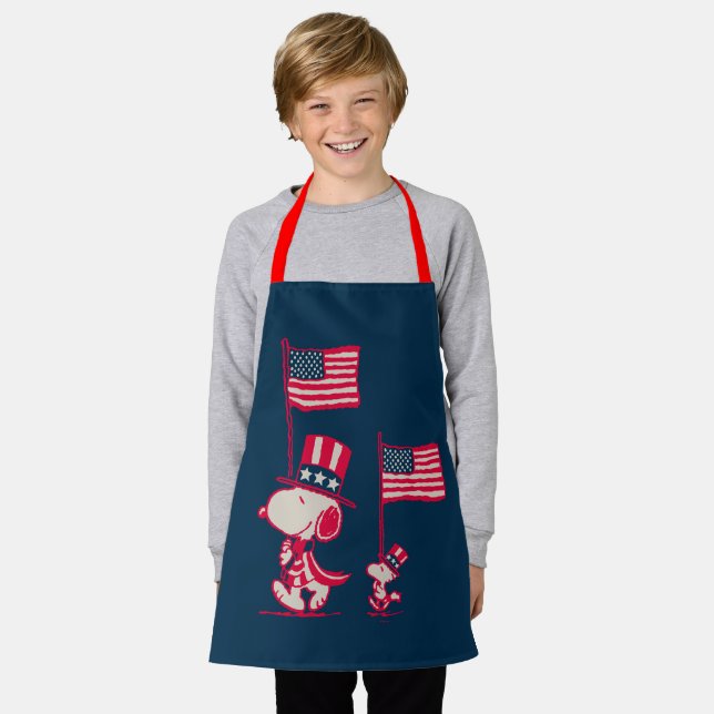 Tablier cacahuètes | American Summer Old Glory (Porté)