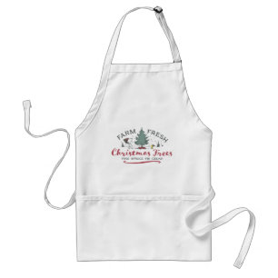 Tablier cacahuètes Arbres de Noël frais de ferme