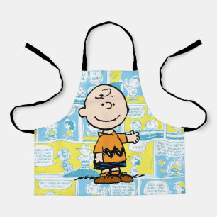 Tablier cacahuètes   Charlie Brown Motif de bande dessinée