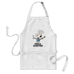 Tablier cacahuètes Chef Snoopy