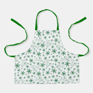 Tablier cacahuètes Christmas Snoopy Let It Snow Motif