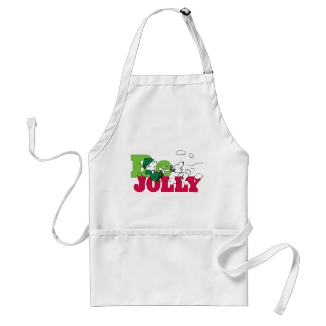 Tablier cacahuètes | Linus & Snoopy Be Jolly (Devant)