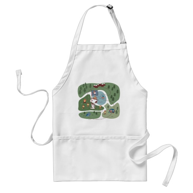 Tablier cacahuètes | Niché dans le camping des montagnes (Devant)