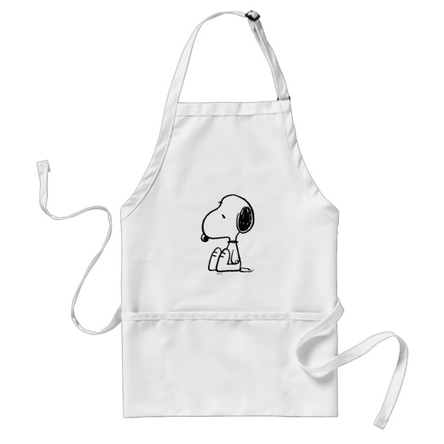 Tablier cacahuètes | Snoopy En Bas (Devant)