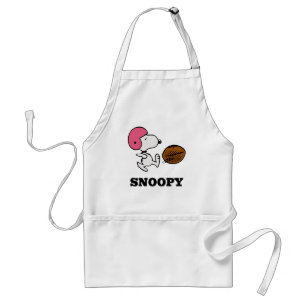 Tablier cacahuètes   Snoopy Football Kicker
