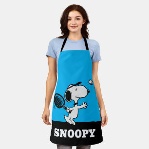 Tablier cacahuètes Snoopy Joue Au Tennis