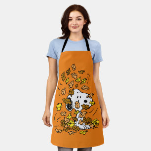 Tablier cacahuètes Snoopy Pile de Feuilles