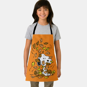 Tablier cacahuètes Snoopy Pile de Feuilles