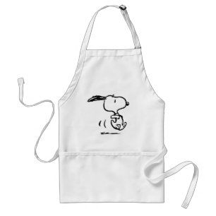 Tablier cacahuètes   Snoopy Running