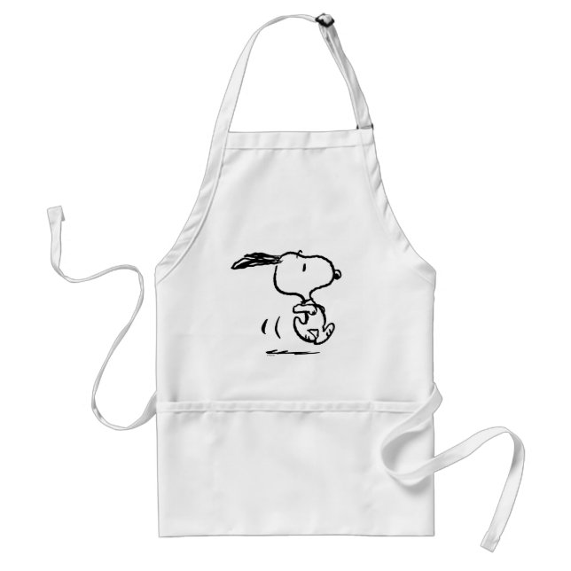 Tablier cacahuètes | Snoopy Running (Devant)