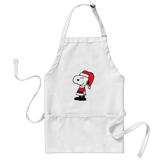 Tablier cacahuètes | Snoopy Santa Claus (Devant)