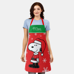 Tablier cacahuètes   Snoopy Santa Claus   Ajouter Votre No