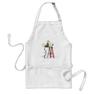 Tablier cacahuètes Snoopy & Woodstock Arbre de Noël