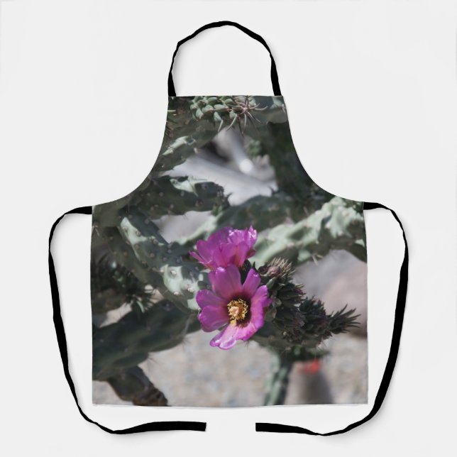 Tablier Cactus Challa en fleurs (Recto)