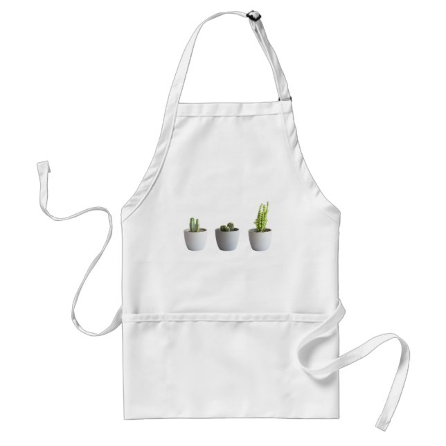 Tablier Cactus in pots (Devant)