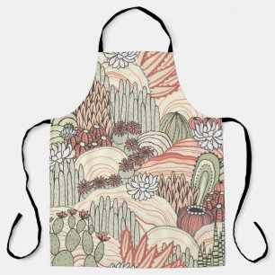 Tablier Cactus Succulents Paysage extérieur Motif