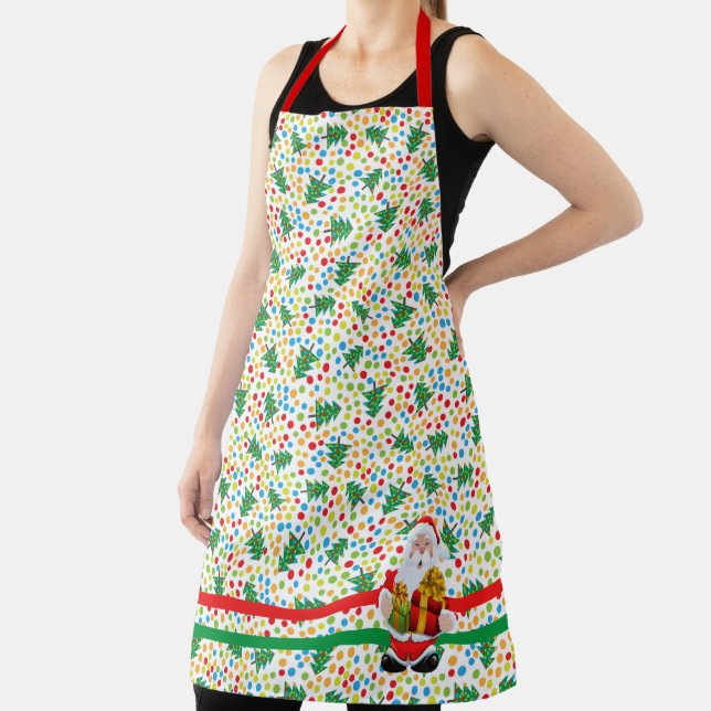 Tablier Cadeau amusant pour Noël au Père Noël pour maman g (Insitu)