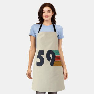 Tablier Cadeau d'anniversaire de 1959 vintage