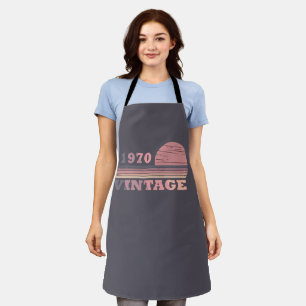 Tablier Cadeau d'anniversaire de 1970 vintage