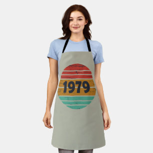 Tablier Cadeau d'anniversaire de style vintage né en 1979