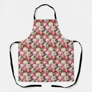 Tablier Cadeau d'anniversaire Fleur de pivoine sans cout