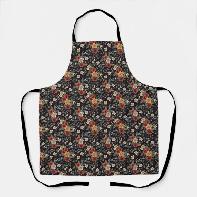 Tablier Cadeau d'anniversaire | Floral Coloré (Recto)