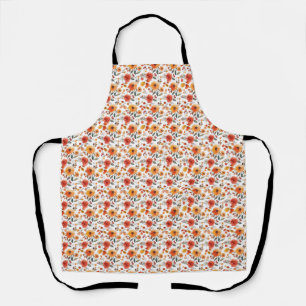 Tablier Cadeau d'anniversaire Floral Vibrant Dans Le Sty