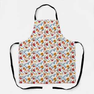 Tablier Cadeau d'anniversaire Florale Vibrante Dans Le S