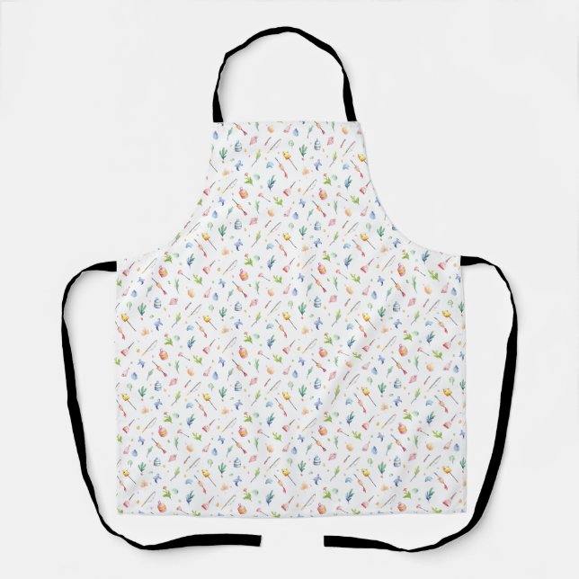 Tablier Cadeau d'anniversaire | J'aime la pêche (Recto)