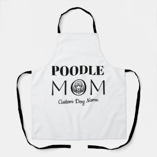 Tablier Cadeau d'anniversaire pour maman Caniche, Maman de