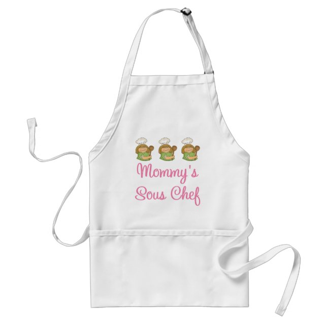 Tablier Cadeau de chef de Mommys Sous (Devant)