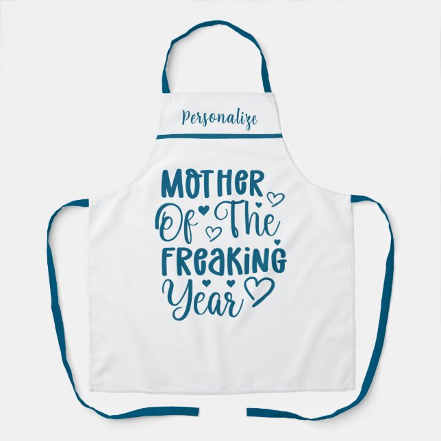 Tablier Cadeau de citation amusant pour maman de cuisine (Recto)