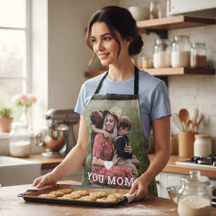 Tablier Cadeau de cuisine Photo Coeur Maman