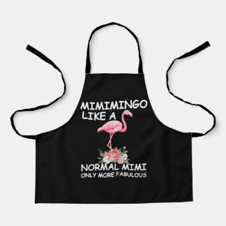 Tablier Cadeau de Flamant rose pour les femmes Flamant ros