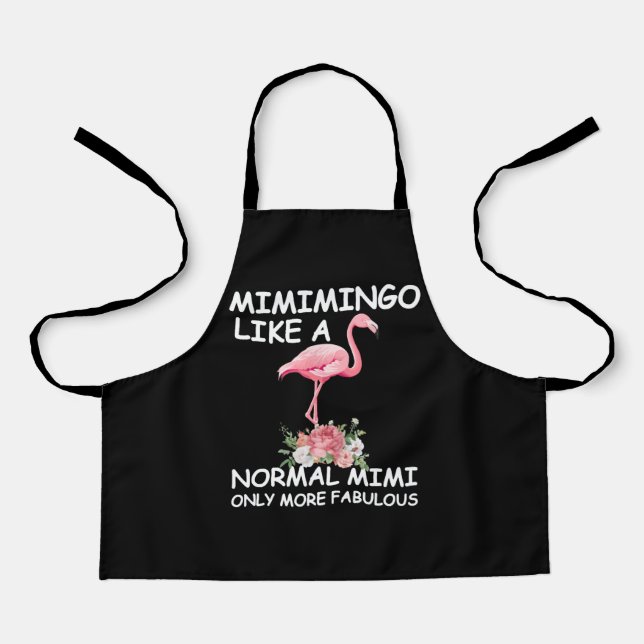 Tablier Cadeau de Flamant rose pour les femmes Flamant ros (Recto)