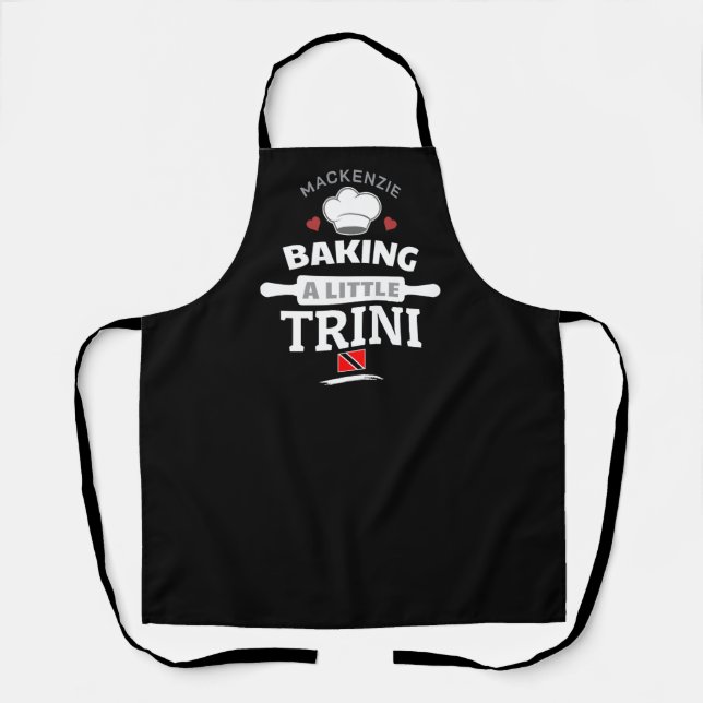 Tablier Cadeau de grossesse Little Trini (Recto)