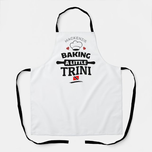 Tablier Cadeau de grossesse Little Trini (Recto)