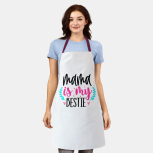 Tablier Cadeau de la fête des mères   My Bestie BFF Maman