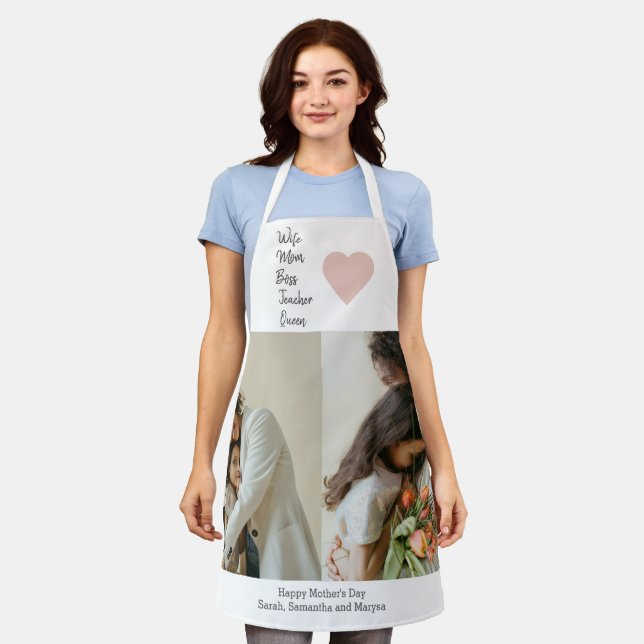 Tablier Cadeau de la fête des mères pour maman, femme, che (Porté)