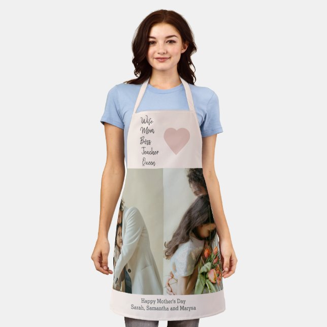 Tablier Cadeau de la fête des mères pour maman, femme, che (Porté)