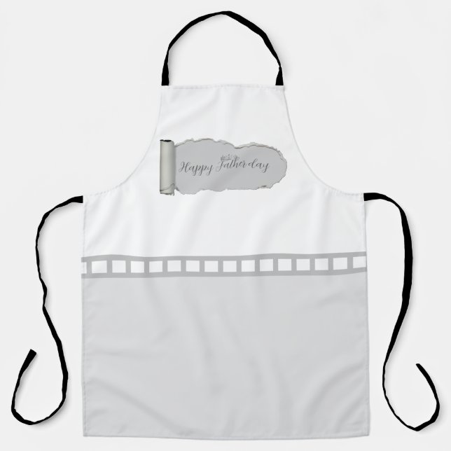 Tablier Cadeau de la fête des pères pour papa  (Recto)