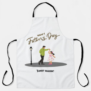 Tablier Cadeau de la Fête des Pères pour Papa Photo et N