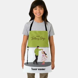 Tablier Cadeau de la fête des pères pour papa Photo et n